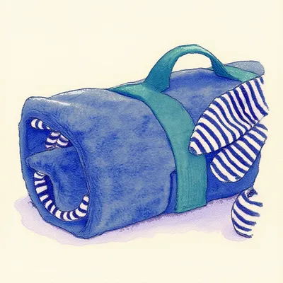 Blue Bunny & Blanket