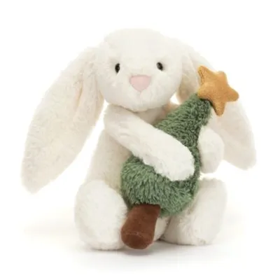 Bashful Bunny With Christmas Tree (Small)