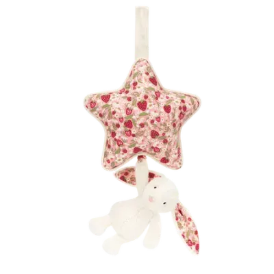 Blossom Cream Berry Bunny Musical Pull (Large)