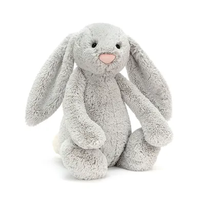 Bashful Silver Bunny (Huge)