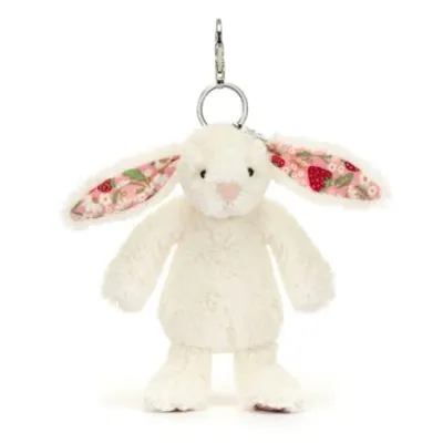 Blossom Cream Bunny 'Berry' (Bag Charm)