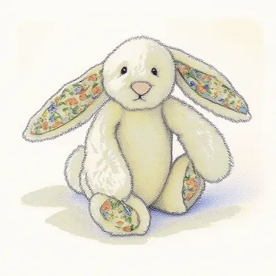 Bashful Cream Blossom Bunny (1st Generation)