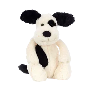 Bashful Black & Cream Puppy