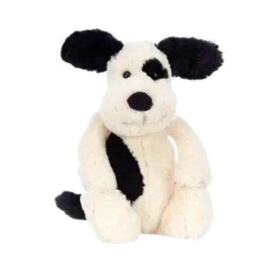 Bashful Black & Cream Puppy