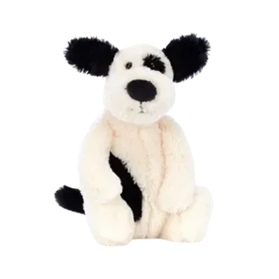 Bashful Black & Cream Puppy