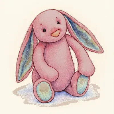 Bashful Tulip Pink Blossom Bunny (1st Generation)