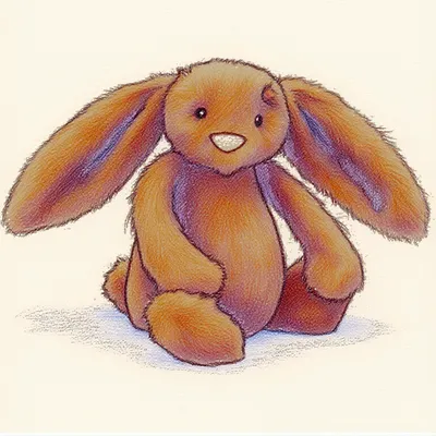 Bashful Walnut Bunny (Medium)