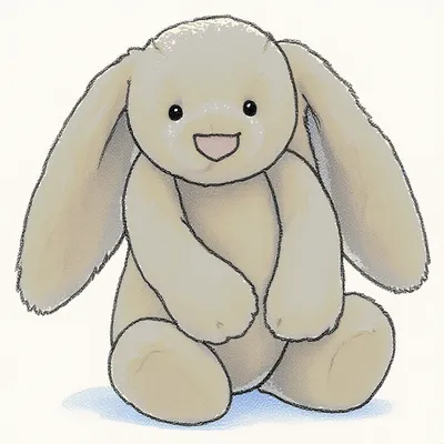 Bashful Oatmeal Bunny (Small)