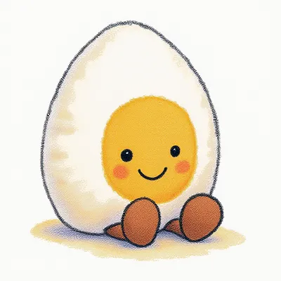 Amuseables Happy Boiled Egg (Large)