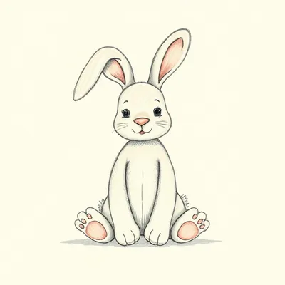 Bashful Silver Twinkle Bunny (Huge)