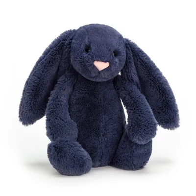 Bashful Navy Bunny (Medium)