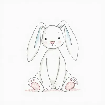 Bashful Snug Bunny (Teal - Small)