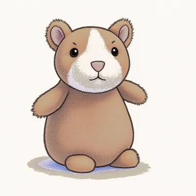 Happy Nutmeg Hamster (Mini)