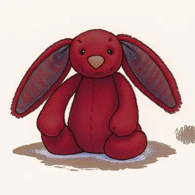 Bashful Sparkly Cassis Bunny (Medium)