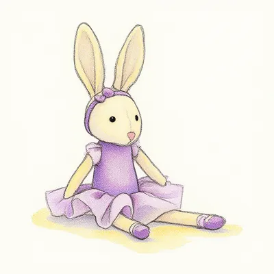 Pirouette Bunny (Lilac - Medium)