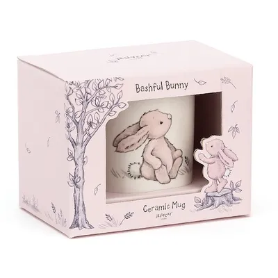 Bashful Pink Bunny Mug