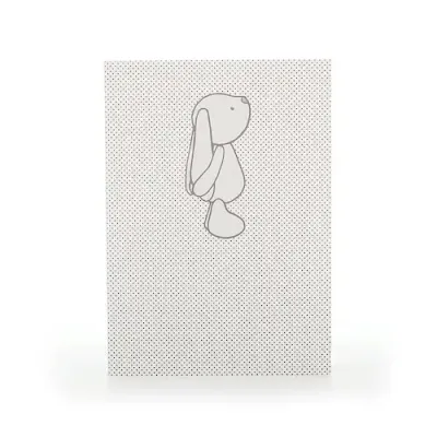 Bashful Bunny Beige Spots A6 Note Book