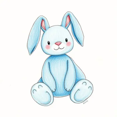 My Blue Bunny (Large)