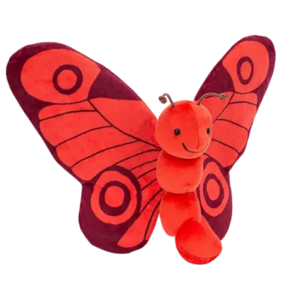 Breezy Poppy Butterfly (Medium)