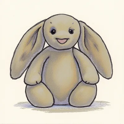 Bashful Woodland Bunny (Large)