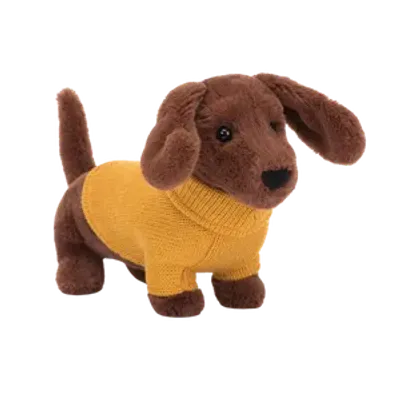 Sweater Sausage Dog Chocolate (Medium)