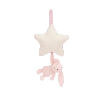 Bashful Bunny Musical Pull baby (Pink - Large)