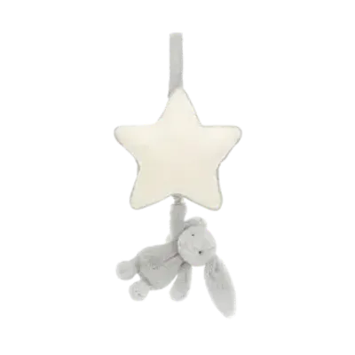 Bashful Bunny Musical Pull (Silver - Large)