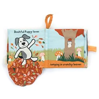 Bashful Puppy Loves You Fabric Book (Medium)