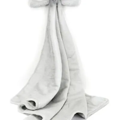 Bashful Silver Bunny Blankie (Large)