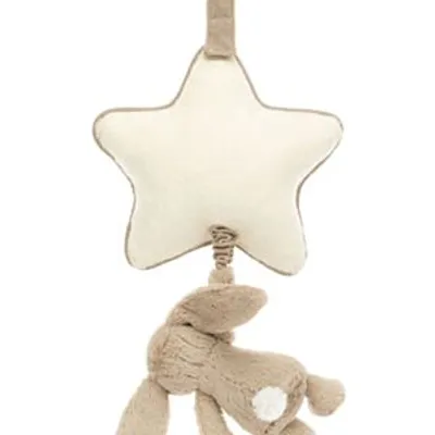 Bashful Beige Bunny Musical Pull (Large)
