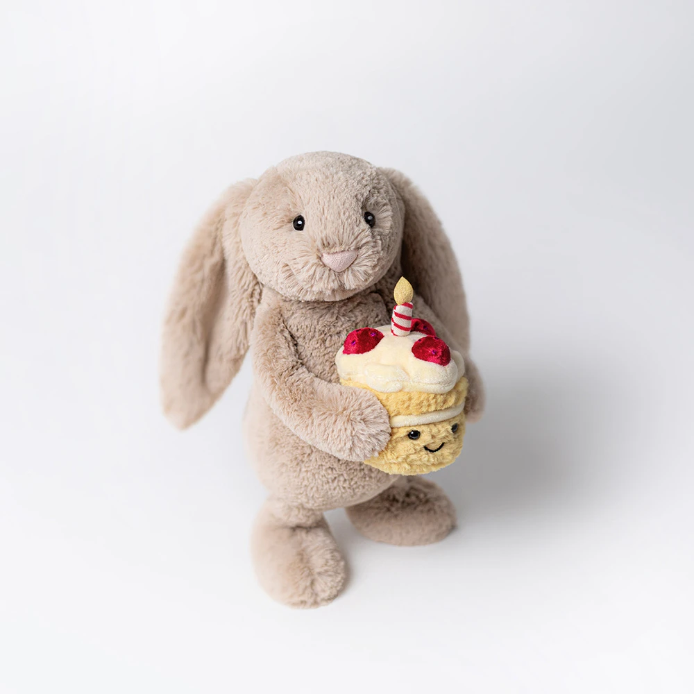 Bashful Beige Bunny 'Birthday' (Large)
