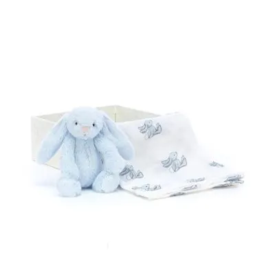 Bashful Blue Bunny Gift Set (Medium)