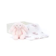 Bashful Pink Bunny Gift Set (Medium)
