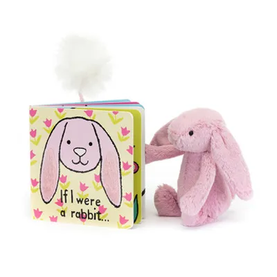 If I Were A Rabbit Book and Bashful Tulip Bunny (Small)