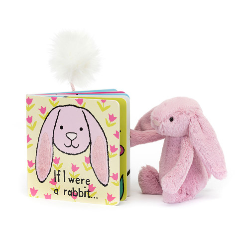 If I Were A Rabbit Book and Bashful Tulip Bunny (Small)