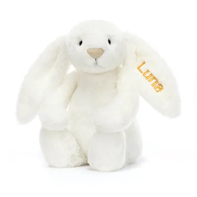 Personalised Bashful Luxe Bunny Luna (Medium)