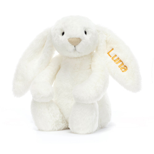 Personalised Bashful Luxe Bunny Luna (Medium)