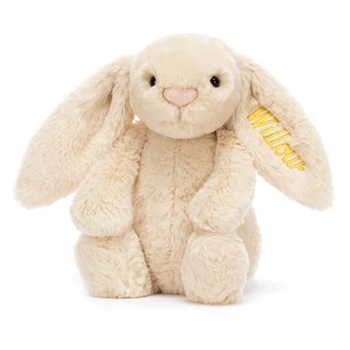 Personalised Bashful Luxe Bunny Willow (Medium)