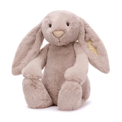 Personalised Bashful Luxe Bunny Rosa (Huge)