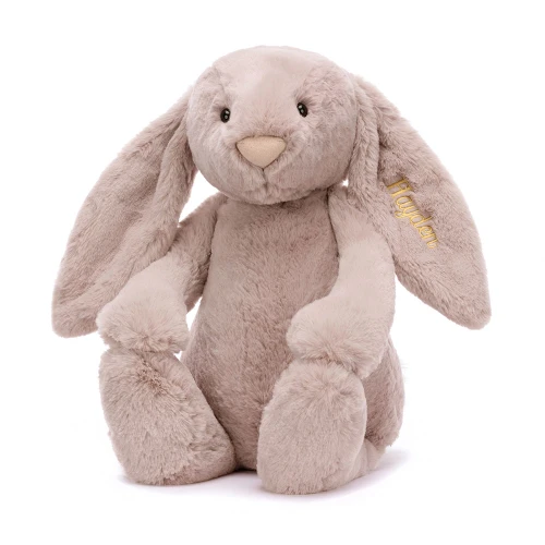 Personalised Bashful Luxe Bunny Rosa (Huge)