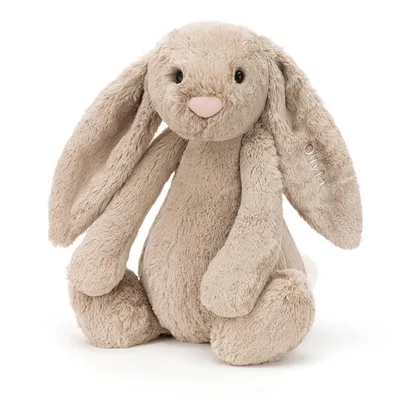 Personalised Bashful Beige Bunny (Huge)