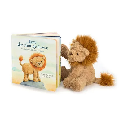 Leo, Der Mutige Lowe Buch and Fuddlewuddle Lion (Medium)