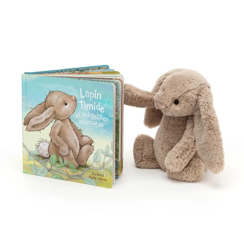 Lapin Timide Et Ses Petites Aventures and Bashful Beige Bunny (Medium)