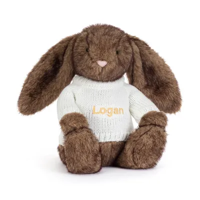 Hoppleston Luxe Bunny with Personalised Cream Jumper