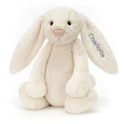 Personalised Bashful Cream Bunny (Huge)