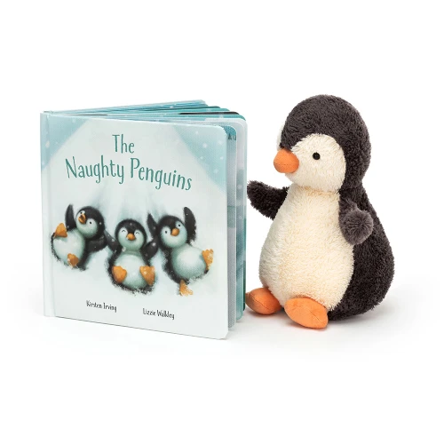 The Naughty Penguins Book and Peanut Penguin (Medium)