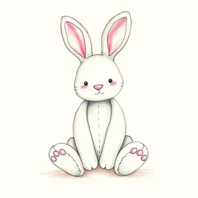 Puff Bunny Pink (polka Dot)