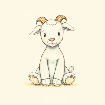 Jelly Bean Goat (Bag Charm)