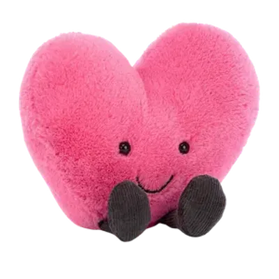 Amuseables Hot Pink Heart (Small)