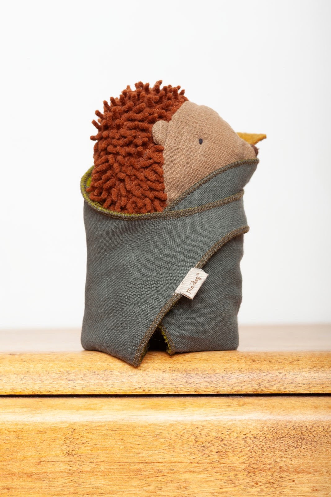 Maileg Hedgehog In Leaf